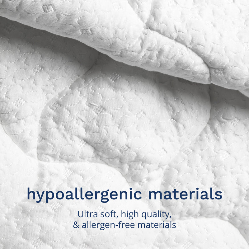 Hypoallergenic materials. Ultra soft, high quality & allergen-free materials.