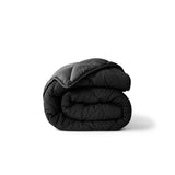 comforter on white cart image black