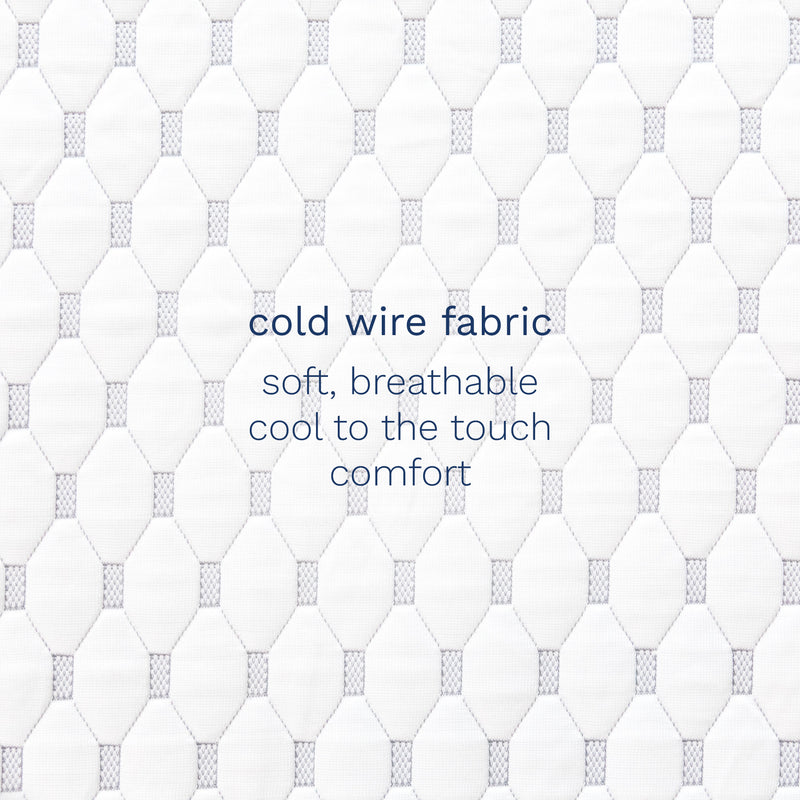Coldwire fabric: Soft, breathable cool to the touch comfort