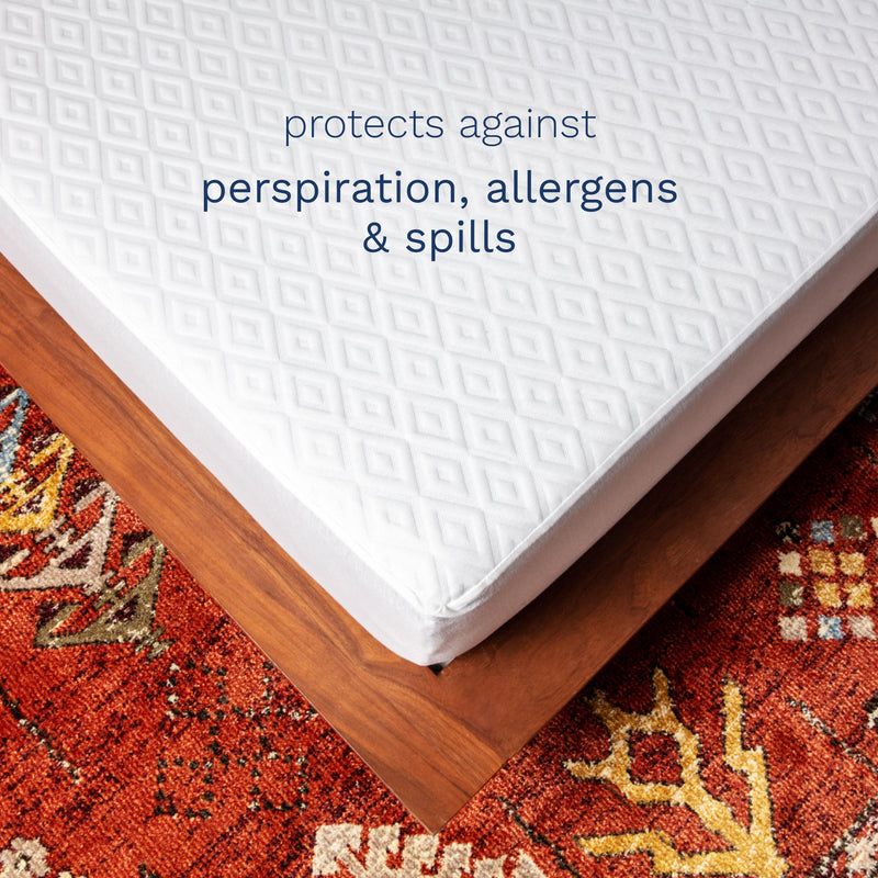 Protect against perspiration, allergens & spills.