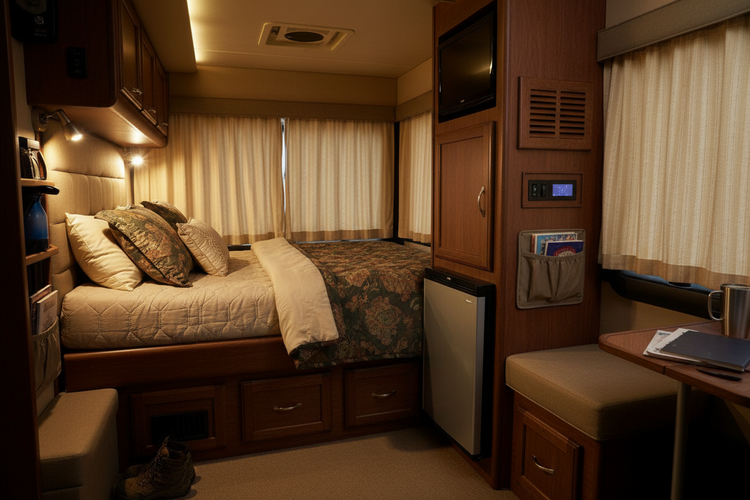 What the Inside of a Semi Truck Cabin Looks Like