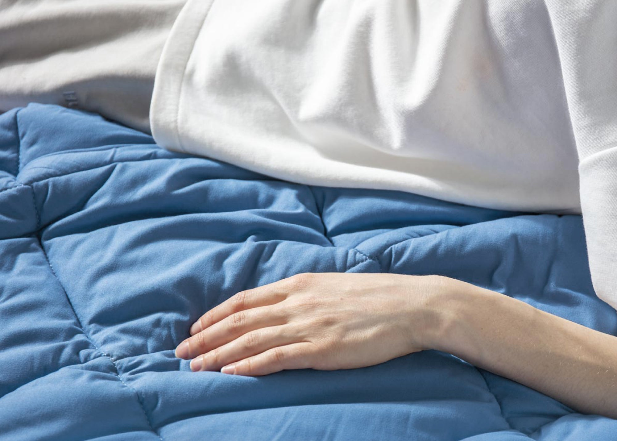 White comforter
