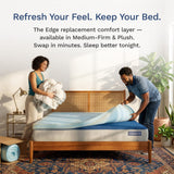 edge mattress replacement layer square gallery 2