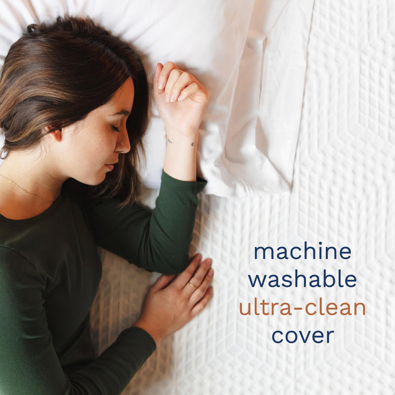 Machine washable, ultra-clean cover.