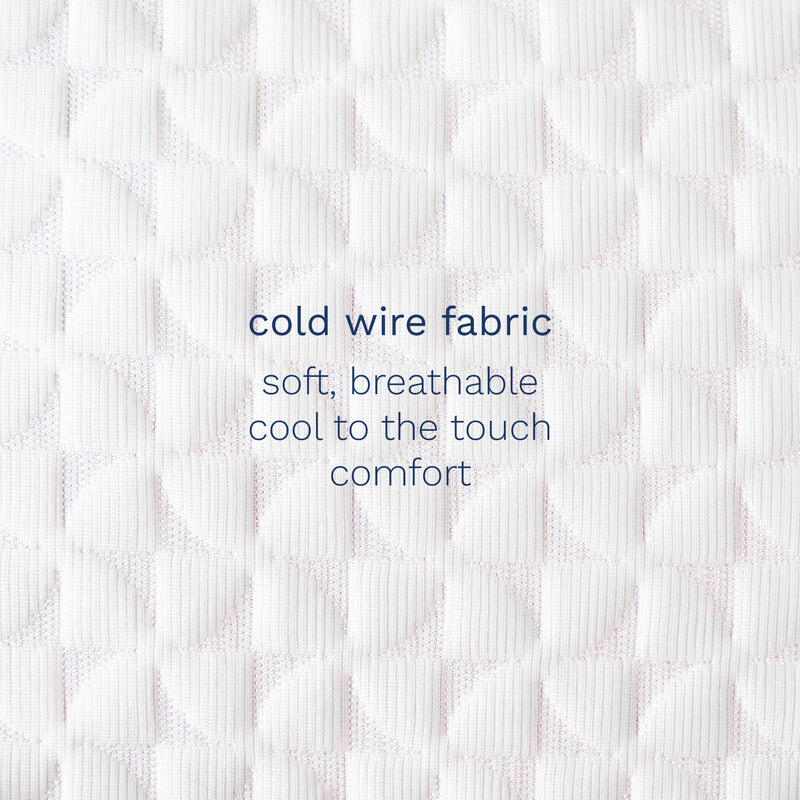 Cold Wire fabric: soft, breathable & cool to the touch comfort