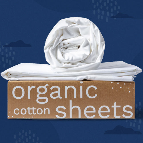 Organic Cotton Sateen Sheets (No Script)