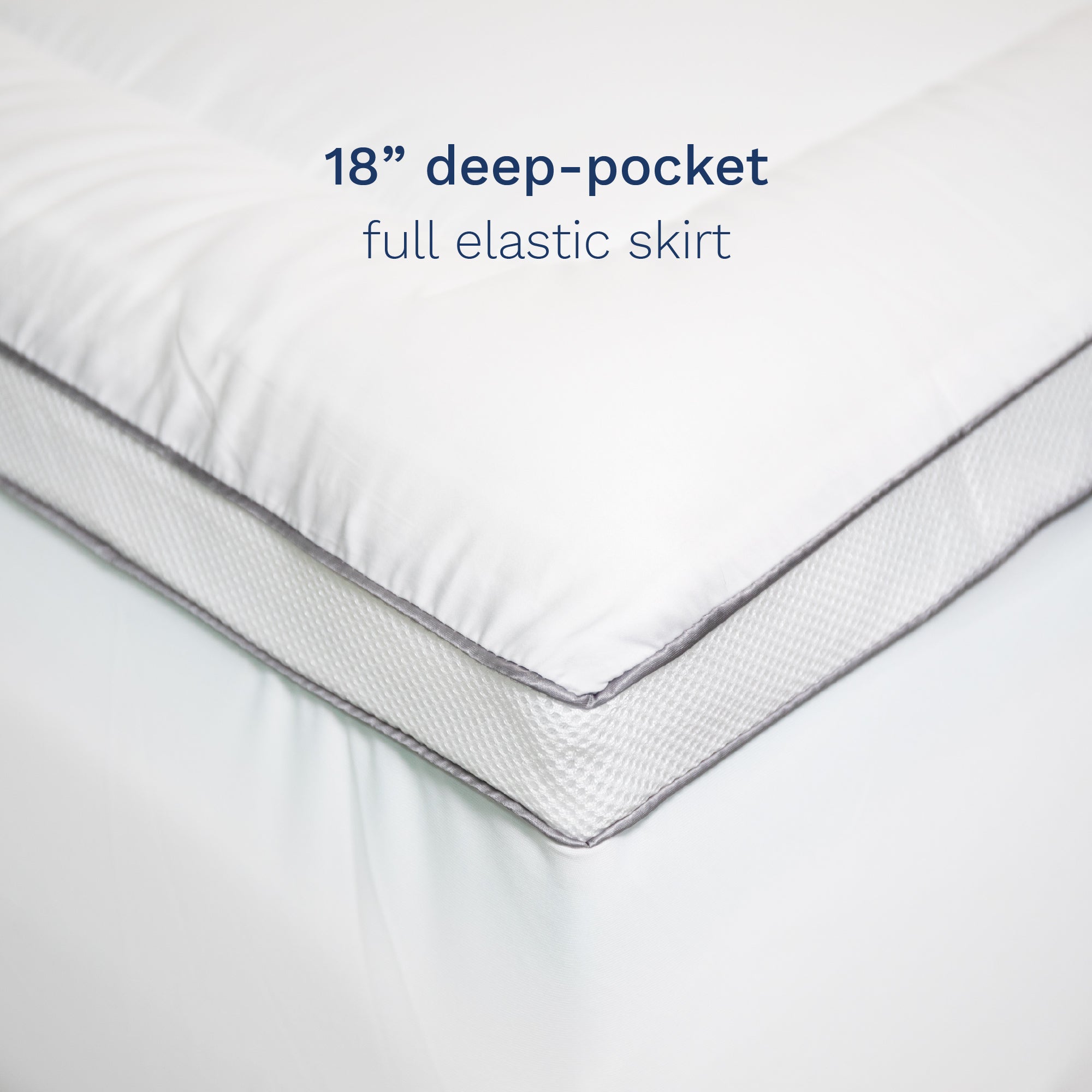 4 Inch Dual-Layer Memory Foam Mattress Topper | ViscoSoft