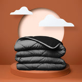 comforter black clouds