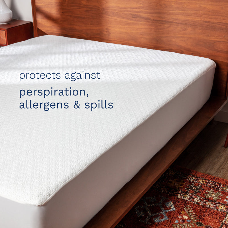Protects against perspiration allergens & spills