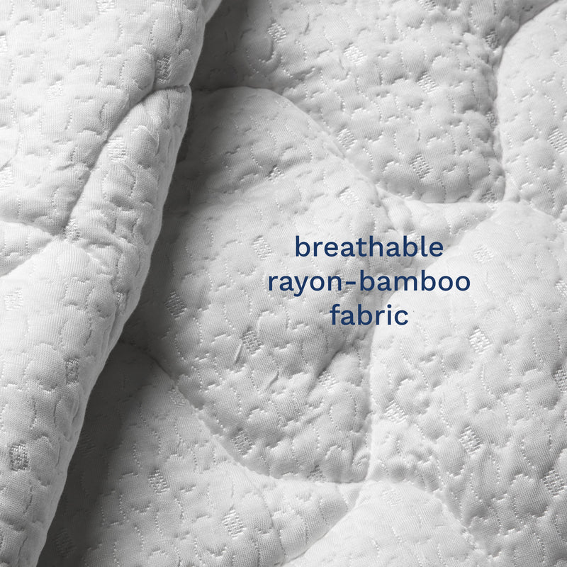 Rayon from Bamboo California King Mattress Pad - White