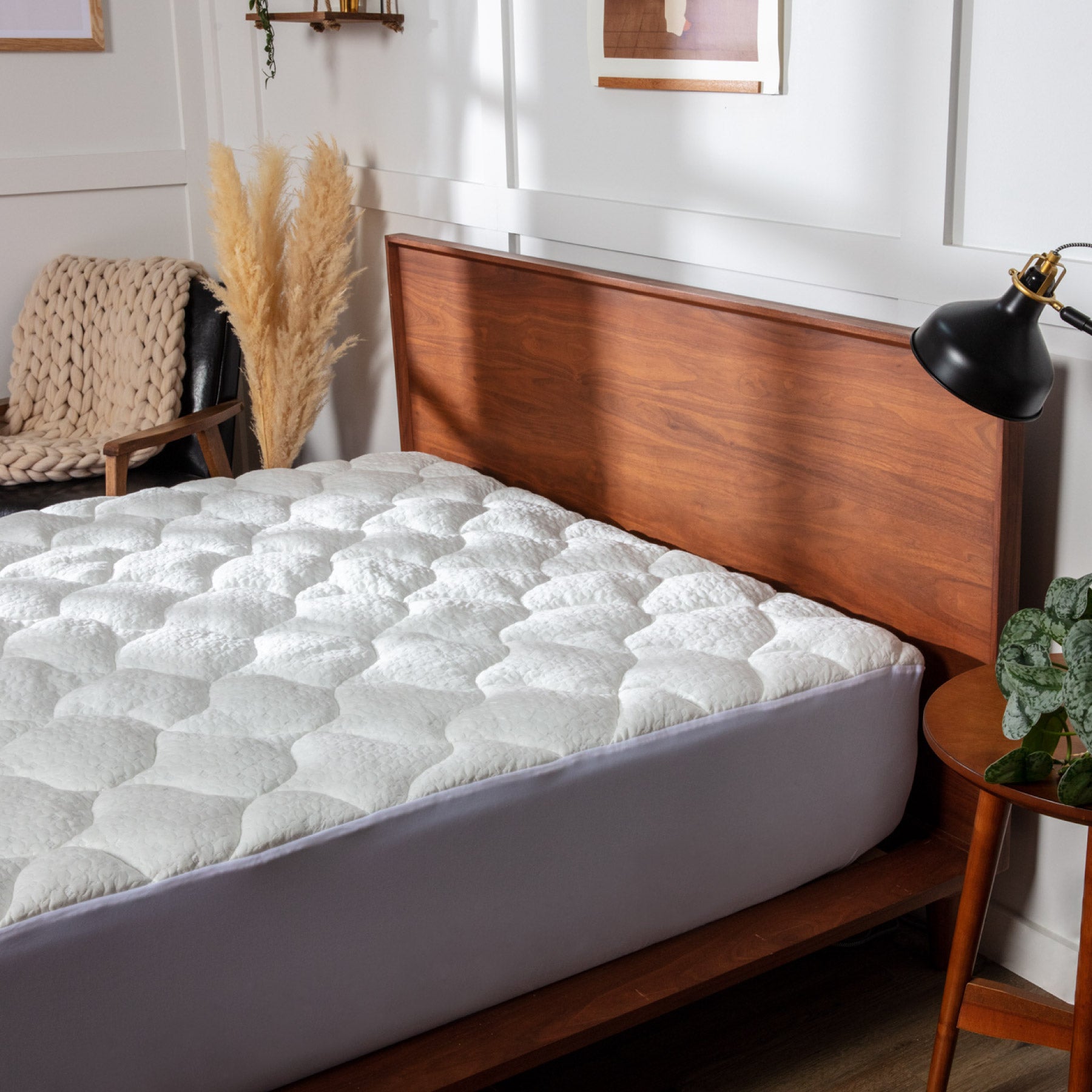 Pillow Top Mattress Pads | Bamboo Pillow Top Mattress Pad | Viscosoft ...